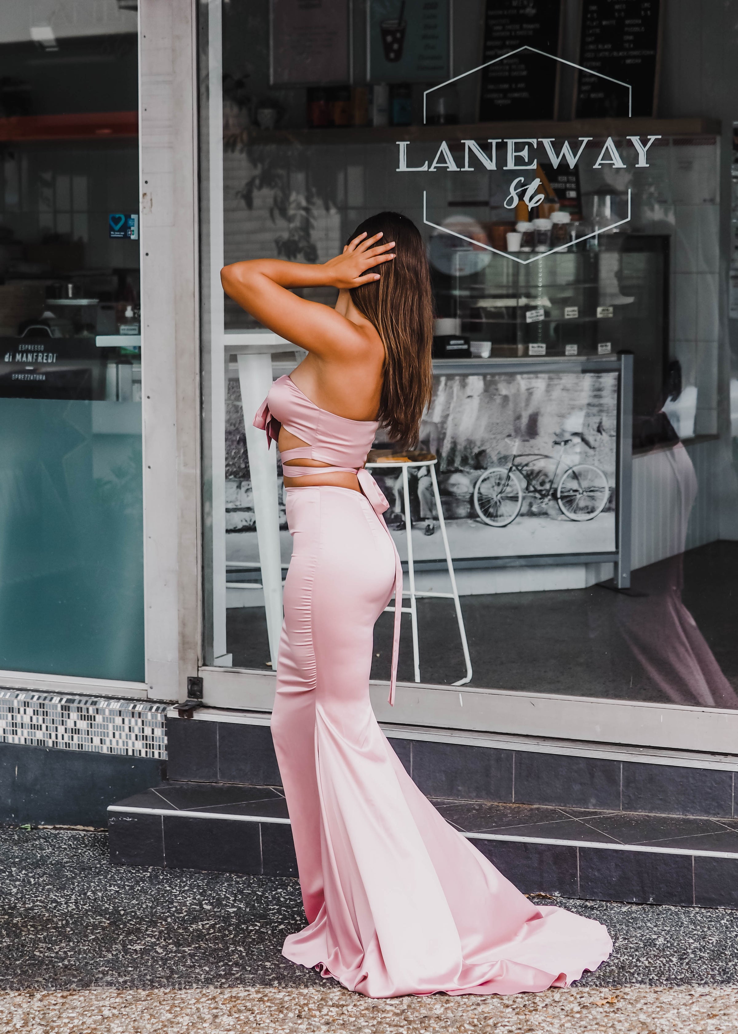 Two piece outlet light pink dress